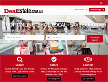 Tablet Screenshot of dealestate.com.au